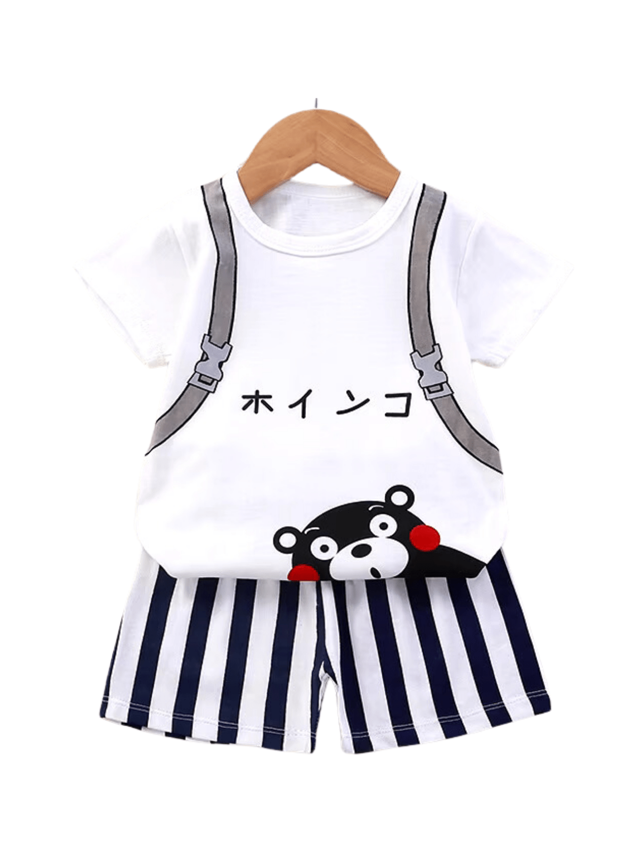 Baby & Kids 2pcs Printed T-shirt Set (3mths - 6yrs) - Childrengoods