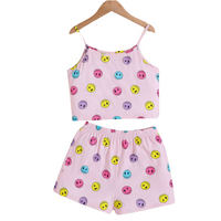 Baby & Kids 2pcs Printed Tank Top Set (3mths-8yrs)