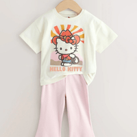 Baby & Kids 2pcs Printed T-shirt & Long Set (1mths - 8yrs) - Childrengoods
