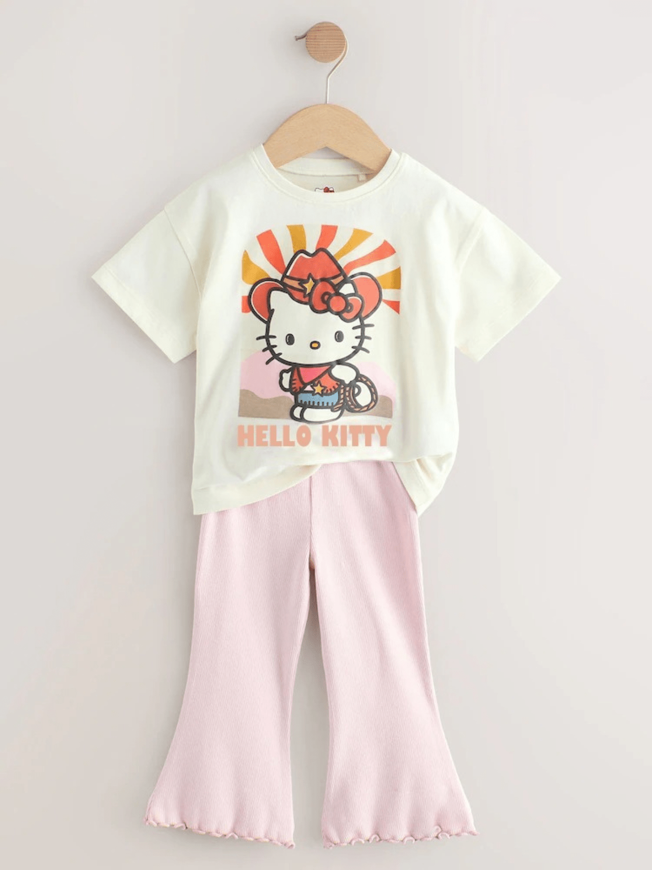 Baby & Kids 2pcs Printed T-shirt & Long Set (1mths - 8yrs) - Childrengoods
