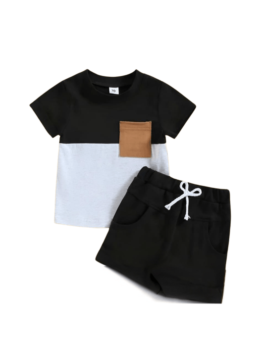 Baby & Kids 2pcs Printed T-shirt Set (3mths - 6yrs) - Childrengoods