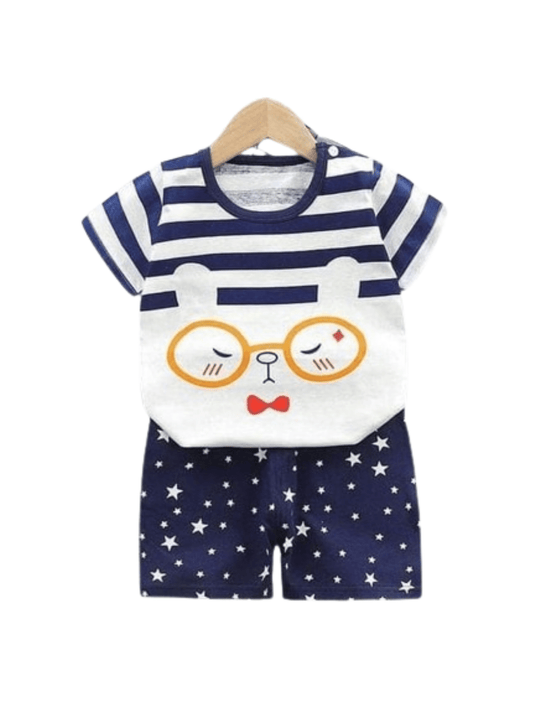Baby & Kids 2pcs Printed T-shirt Set (3mths - 6yrs) - Childrengoods