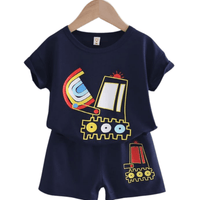 Baby & Kids 2pcs Printed T-shirt Set (3mths - 6yrs) - Childrengoods