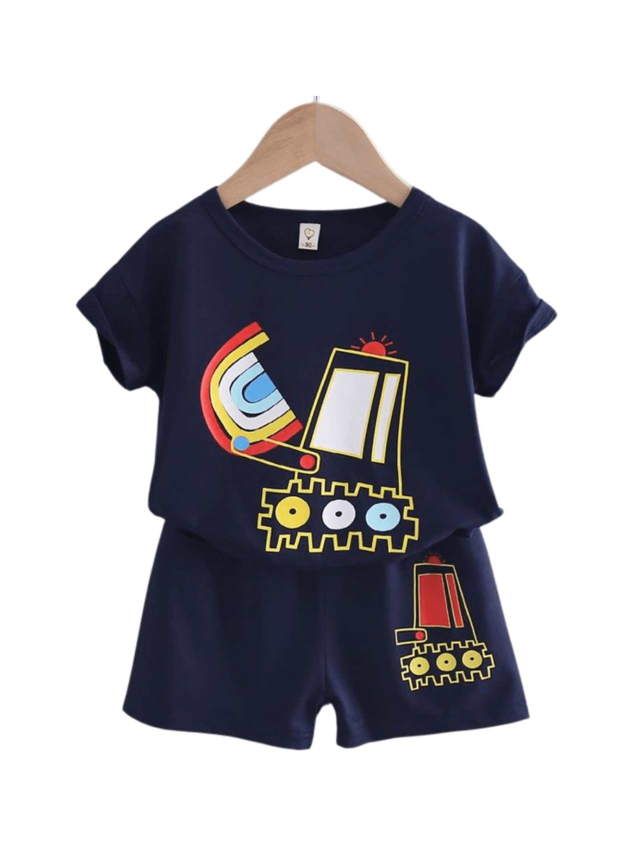 Baby & Kids 2pcs Printed T-shirt Set (3mths - 6yrs) - Childrengoods