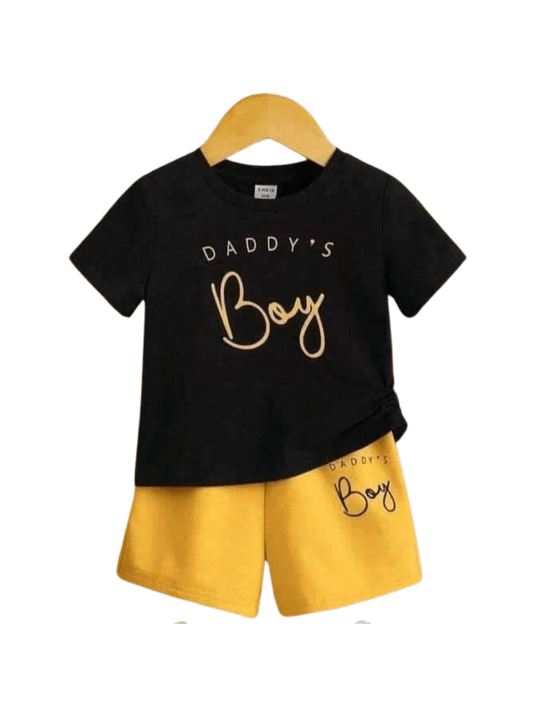 Baby & Kids 2pcs Printed T-shirt Set (3mths - 6yrs) - Childrengoods