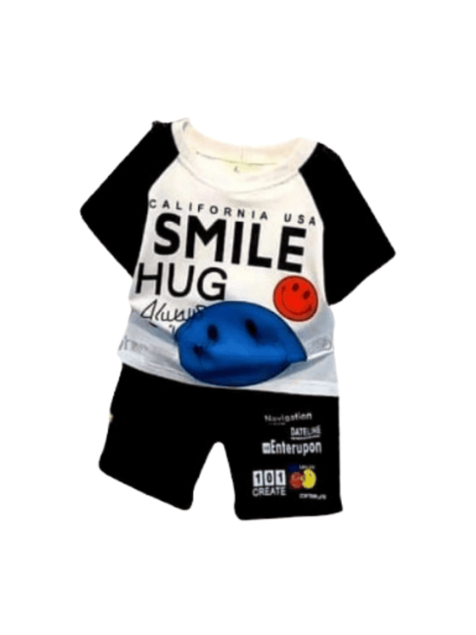 Baby & Kids 2pcs Printed T-shirt Set (3mths - 6yrs) - Childrengoods