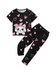 Baby & Kids 2pcs Printed T-shirt Set & Long Pant (3mths - 8yrs) - Childrengoods