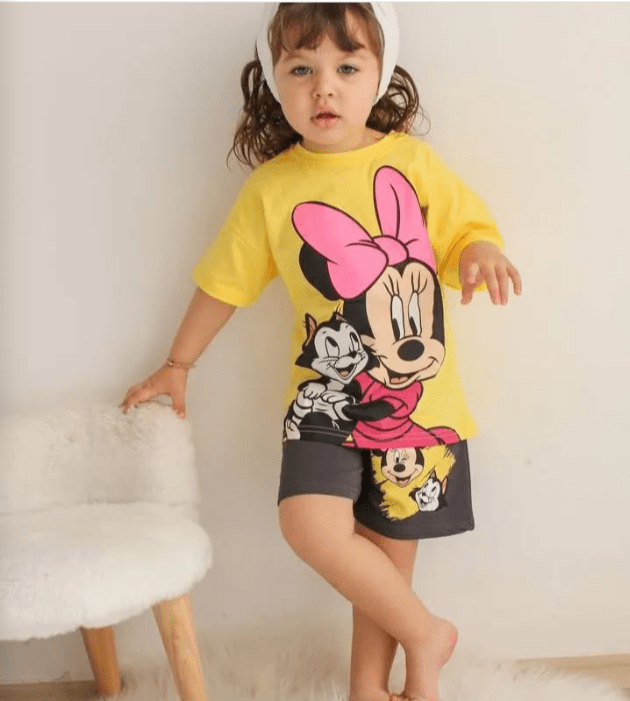 Kids Micky Mouse T-shirt Set (6mths - 6yrs) - Childrengoods